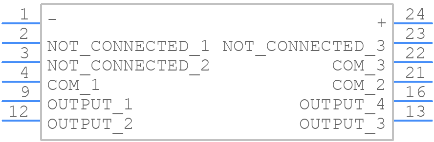 H3FA-B-DC24 - OMRON Electronics - PCB symbol