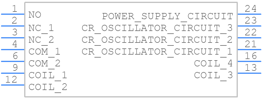 H3FA-AU-DC12V - OMRON Electronics - PCB symbol