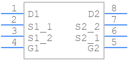 SI6926ADQ-T1-E3 - Vishay - PCB symbol