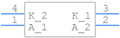 ALMD-LG36-WZ002 - Avago Technologies - PCB symbol