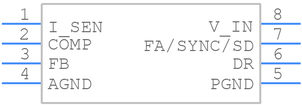 LM3488MMX/NOPB - Texas Instruments - PCB symbol