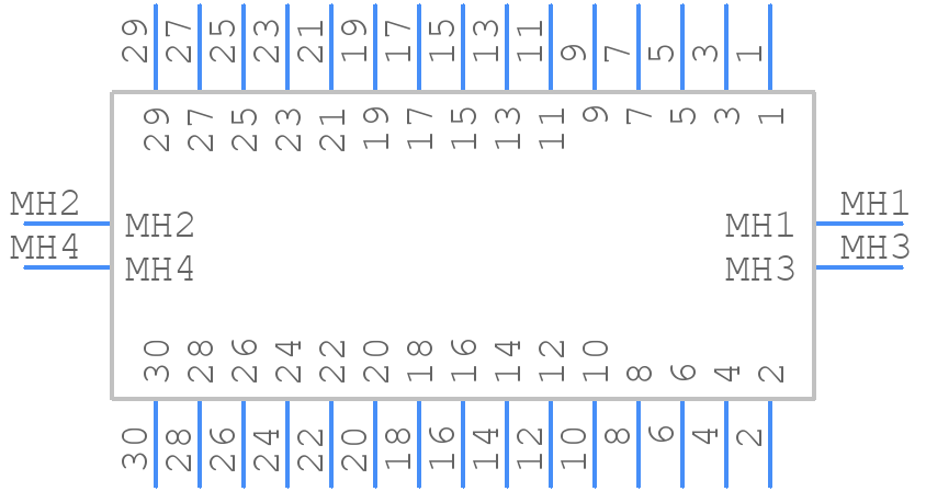 FS5-15-04.0-L-DV-TH-TR - SAMTEC - PCB symbol