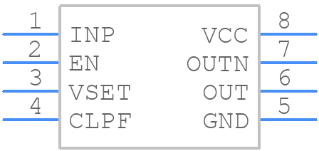 HMC713MS8E - Analog Devices - PCB symbol