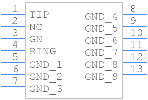 LCP154DJF - STMicroelectronics - PCB symbol