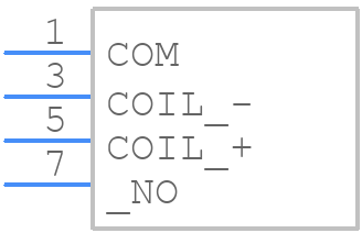 SIL05-1A75-71D - STANDEXMEDER - PCB symbol