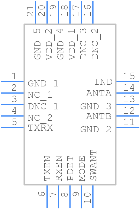 RFX2411N - Skyworks - PCB symbol
