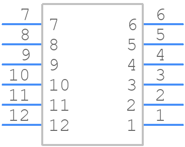 12-600-11 - ARIES - PCB symbol