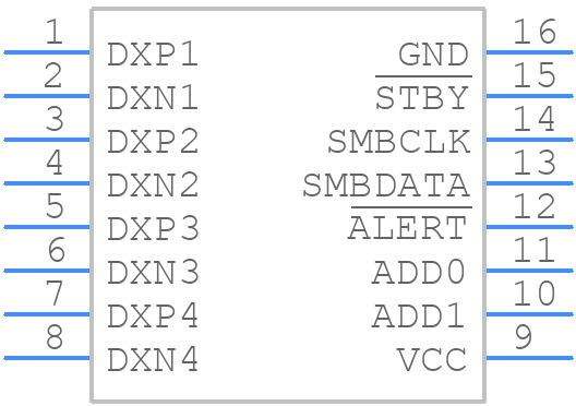 MAX1668MEE+ - Analog Devices - PCB symbol