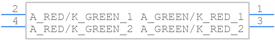 SSF-LXHM250IGIGW - Lumex - PCB symbol