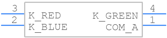 APTF1616QBDSURKCGKC - Kingbright - PCB symbol