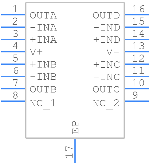 LTC6088HDHC#PBF - Analog Devices - PCB symbol
