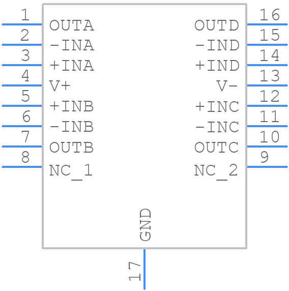 LTC6088HDHC#TRPBF - Analog Devices - PCB symbol