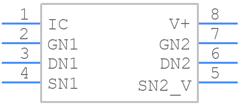 ALD910020SAL - Advanced Linear Devices Inc. - PCB symbol