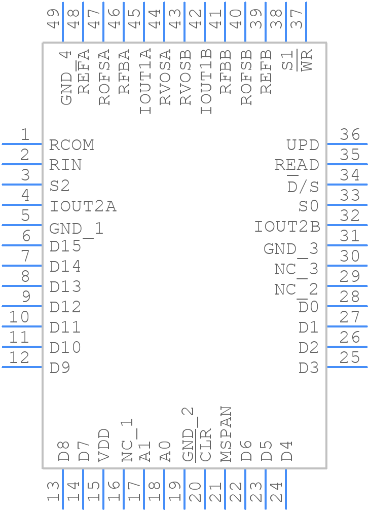 LTC2753AIUK-16#PBF - Analog Devices - PCB symbol