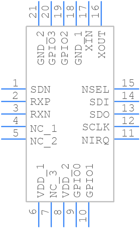 SI4362-C2A-GMR - Silicon Labs - PCB symbol