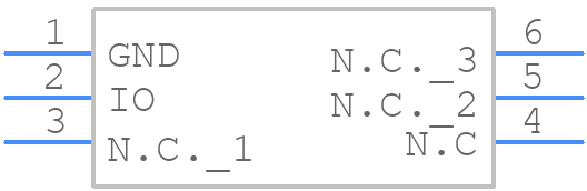 DS28E05P+ - Analog Devices - PCB symbol