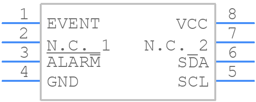 DS1682S - Analog Devices - PCB symbol