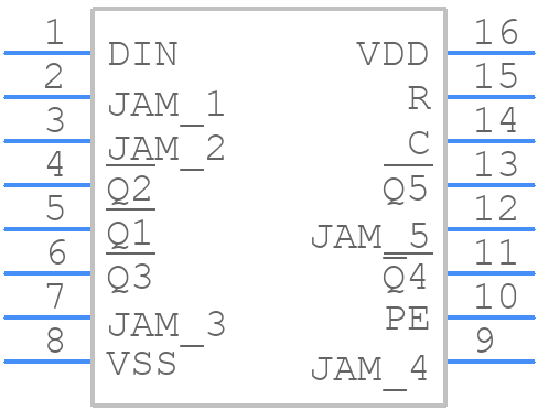 MC14018BDR2G - onsemi - PCB symbol