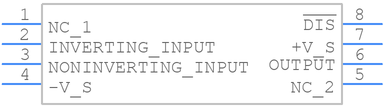 OPA690IDG4 - Texas Instruments - PCB symbol