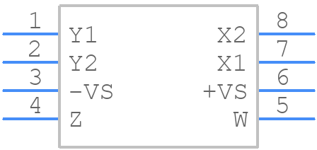 AD633JRZ-RL - Analog Devices - PCB symbol