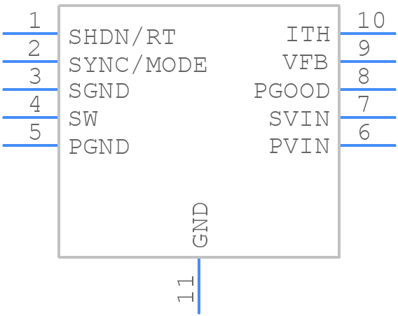 LTC3568EDD#TRPBF - Analog Devices - PCB symbol