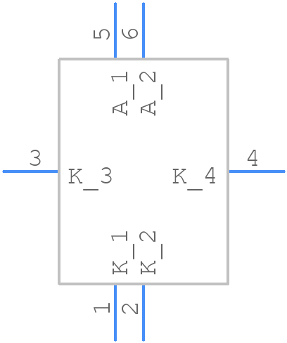 ASMT-QBB3-NBD0E - Avago Technologies - PCB symbol