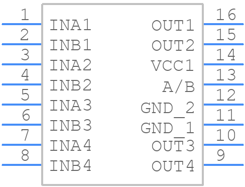 ADD8504WRUZ - Analog Devices - PCB symbol