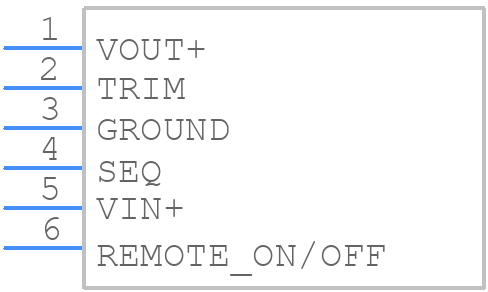 VRBA-06E2ALG - BelFuse - PCB symbol