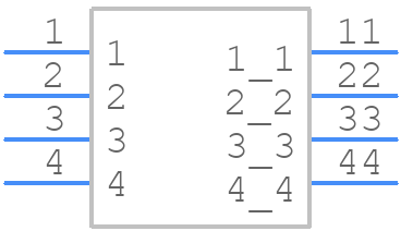 0874380443 - Molex - PCB symbol