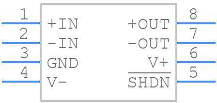 LTC1565-31CS8#TRPBF - Analog Devices - PCB symbol