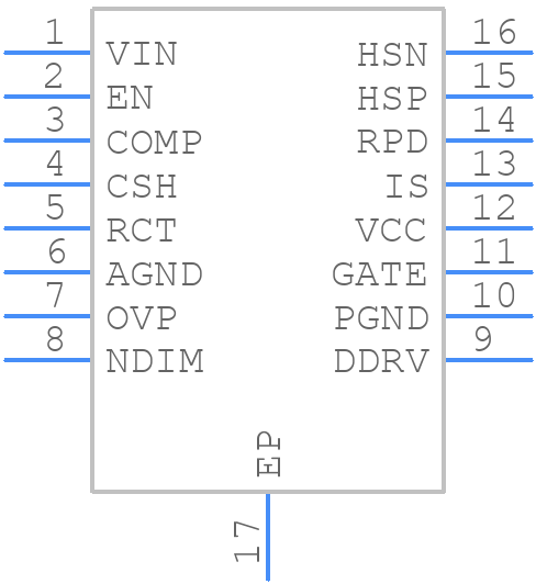 LM3421Q0MHX/NOPB - Texas Instruments - PCB symbol