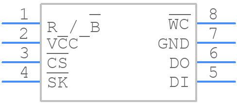 BR9016AF-W - ROHM Semiconductor - PCB symbol