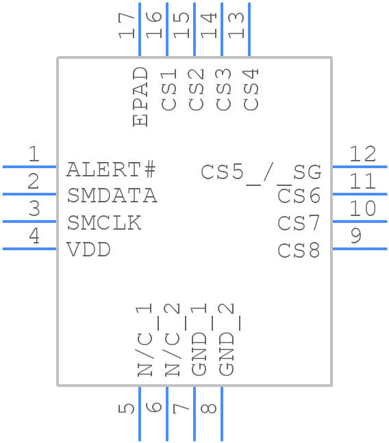 CAP1298-1-A4-TR - Microchip - PCB symbol