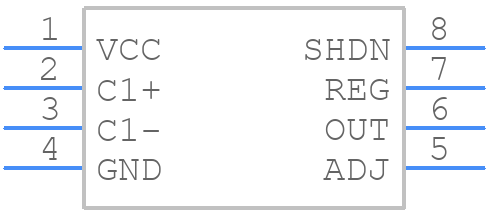 LTC1261LIMS8#PBF - Analog Devices - PCB symbol