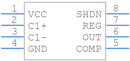 LTC1261CS8-4#PBF - Analog Devices - PCB symbol