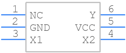 74LVC1GX04DCKTG4 - Texas Instruments - PCB symbol