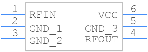 MAX2640AUT+ - Analog Devices - PCB symbol