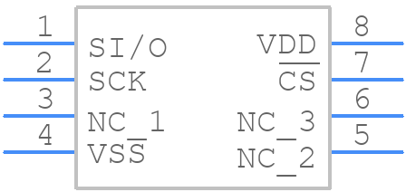 TC77-3.3MOATR - Microchip - PCB symbol