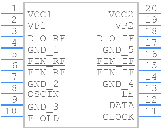 LMX2330ATM - Texas Instruments - PCB symbol