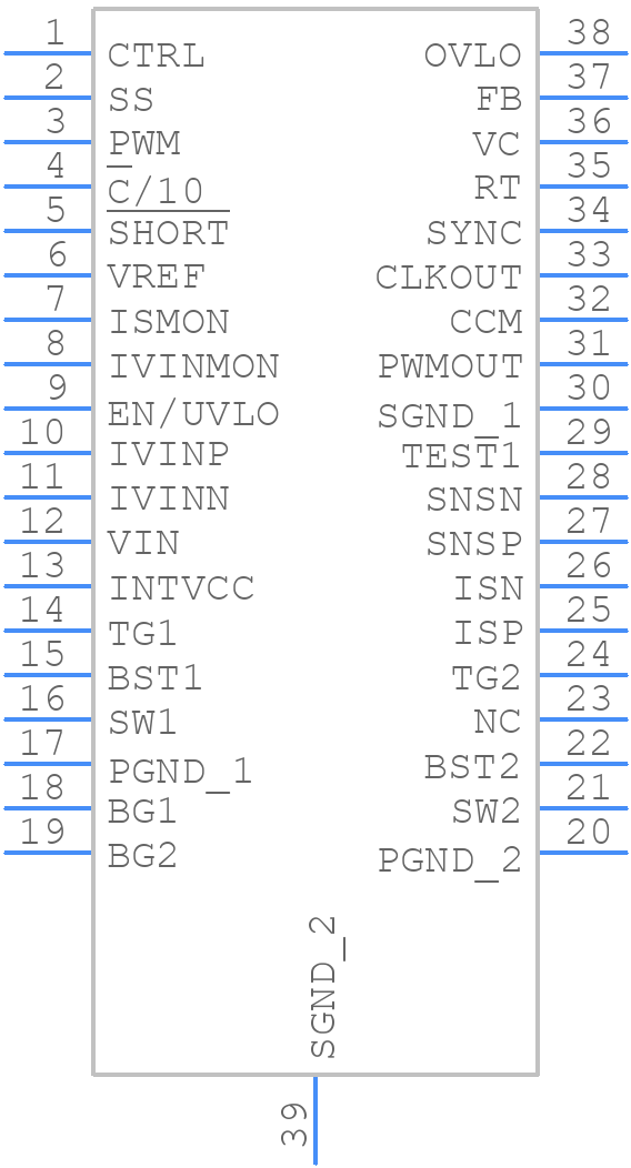 LT3791MPFE-1#PBF - Analog Devices - PCB symbol