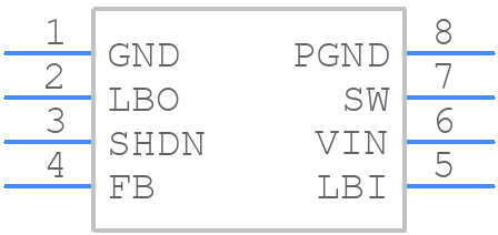 LT1303CS8#TRPBF - Analog Devices - PCB symbol