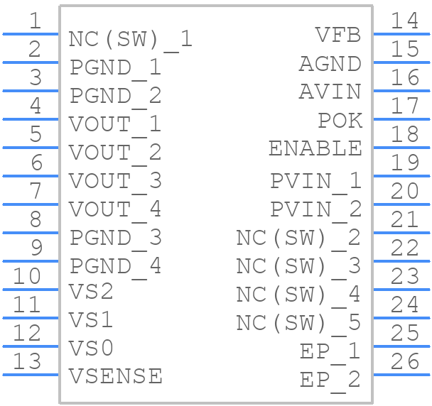 EN5322QI - Enpirion - PCB symbol