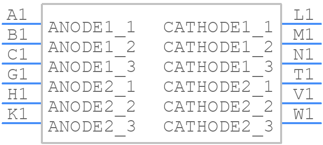 DSEI2X161-12P - LITTELFUSE - PCB symbol