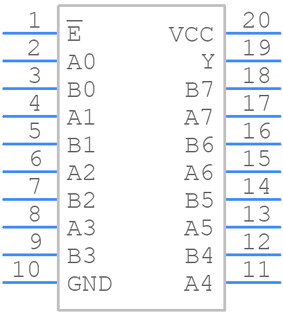 CD74HCT688M96G4 - Texas Instruments - PCB symbol