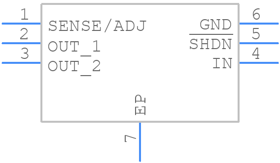 LT3008EDC-5#PBF - Analog Devices - PCB symbol