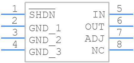 LT3008ITS8#PBF - Analog Devices - PCB symbol