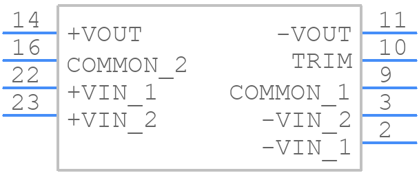 JHM0312D15 - XP POWER - PCB symbol