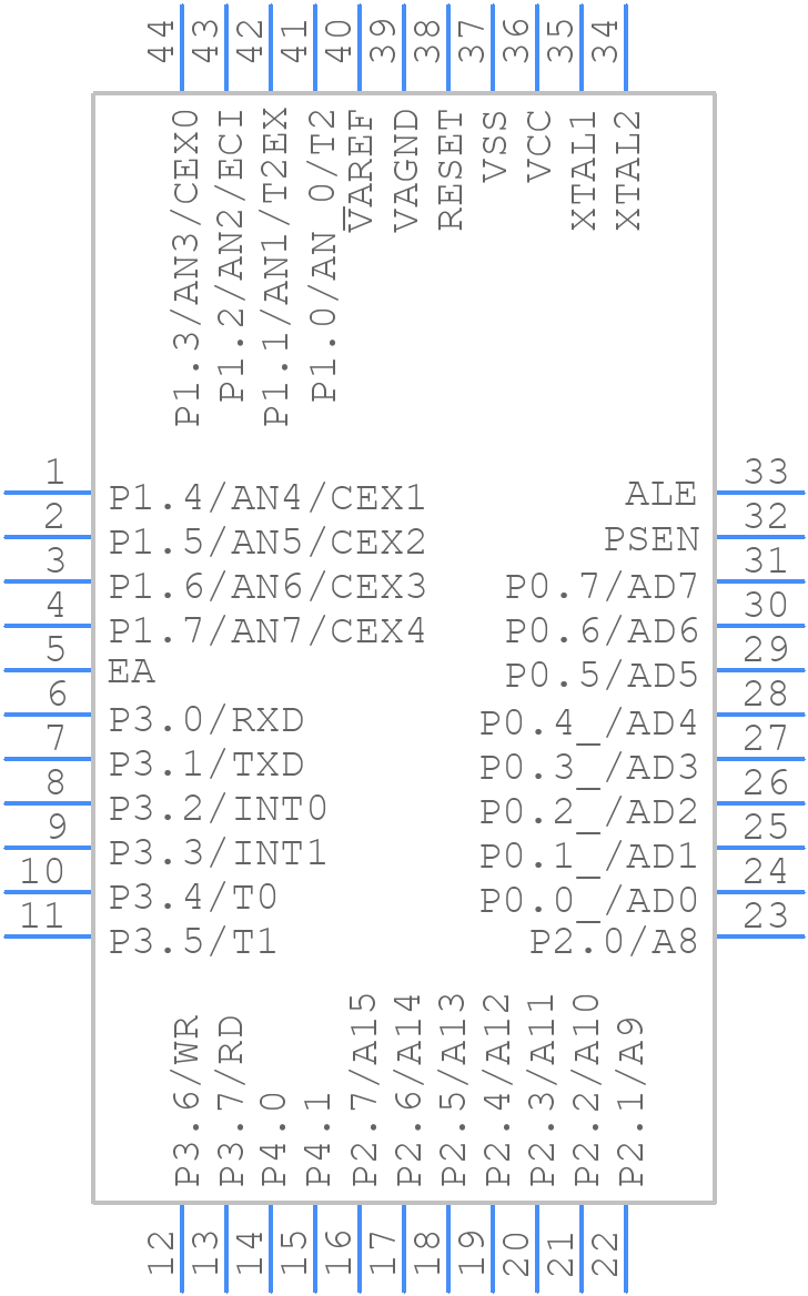 AT89C51AC3-RLTUM - Microchip - PCB symbol