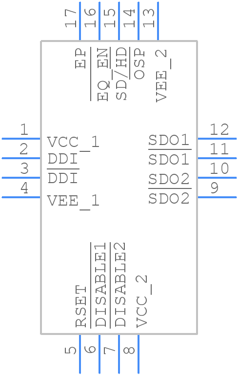 GS2989-INE3 - SEMTECH - PCB symbol