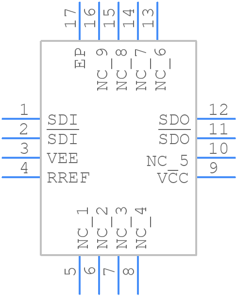 LMH0001SQ/NOPB - Texas Instruments - PCB symbol
